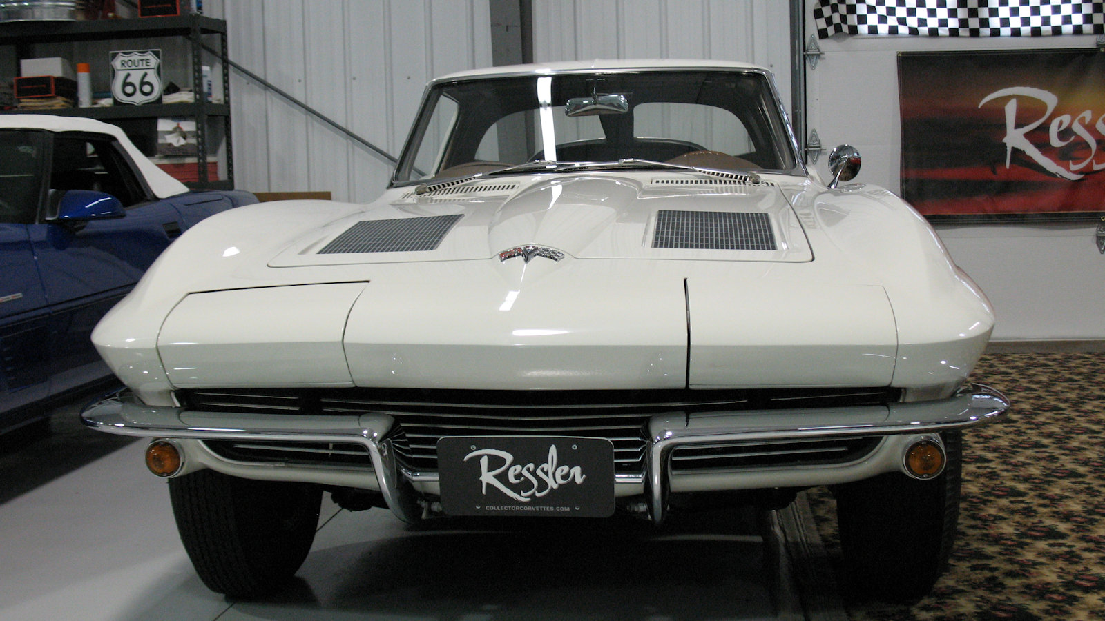 Click to Enlarge-Esc to Close Corvette Generations/C2/C2 1963 White Vette.jpg